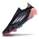 Adidas F50 Elite Laceless Black and Pink Firm Ground FG Football Boot