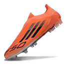Adidas F50 Elite Laceless Orange and Black Firm Ground FG Football Boot