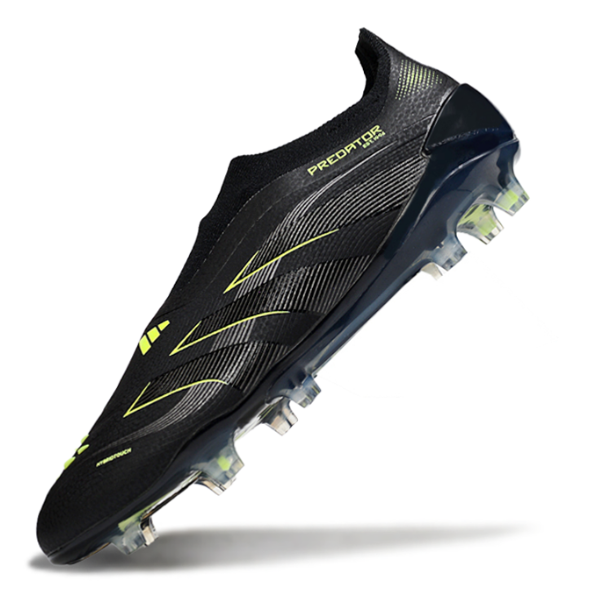 Adidas Predator 25 Elite Laceless Stealth Electric Pack Firm Ground FG Football Boot