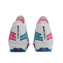 Nike Zoom Mercurial Vapor 15 Elite White Pink and Blue Firm Ground FG Football Boot