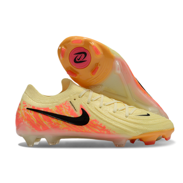 Nike Phantom GX2 Elite Yellow and Orange Firm Ground FG Football Boot