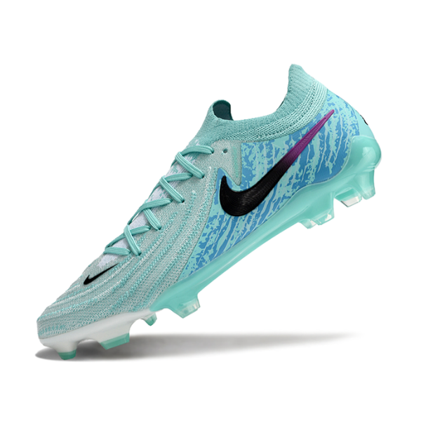 Nike Phantom GX2 Elite Light Blue and Black Firm Ground FG Football Boot