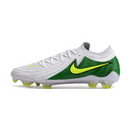 Nike Phantom GX2 Elite White Green and Yellow Firm Ground FG Football Boot