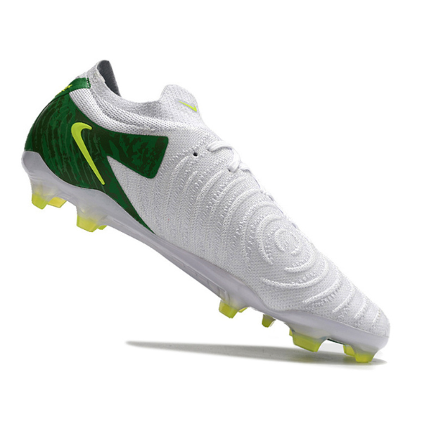 Nike Phantom GX2 Elite White Green and Yellow Firm Ground FG Football Boot
