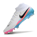 Nike Phantom Luna 2 Elite DF White Light Blue and Pink Firm Ground FG Football Boot