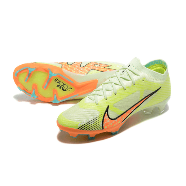 Nike Zoom Mercurial Vapor 15 Elite Yellow and Orange Firm Ground FG Football Boot
