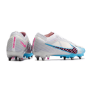 Nike Zoom Mercurial Vapor 15 Elite Grey Blue and Pink Mixed Studs SG Football Boot