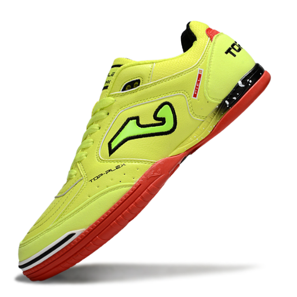 Joma Top Flex 24 Yellow and Red Indoor IC Football Boot