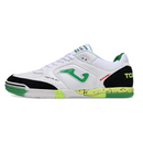 Joma Top Flex 24 IC White Green and Black Futsal Football Boot