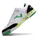 Joma Top Flex 24 IC White Green and Black Futsal Football Boot