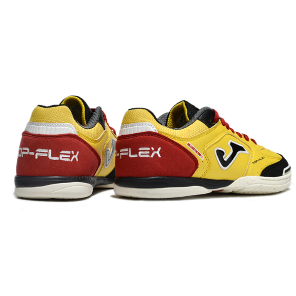 Joma Top Flex 24 Yellow Black and Red Futsal IC Football Boot