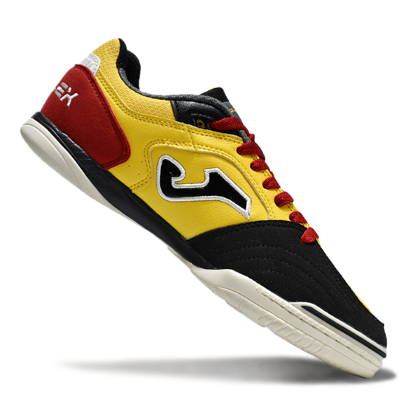 Joma Top Flex 24 Yellow Black and Red Futsal IC Football Boot