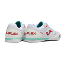 Joma Top Flex 24 IC White Red and Light Blue Indoor IC Football Boot