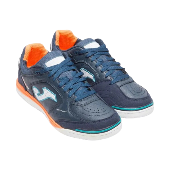 Joma Top Flex Rebound Blue and Orange Indoor IC Football Boot