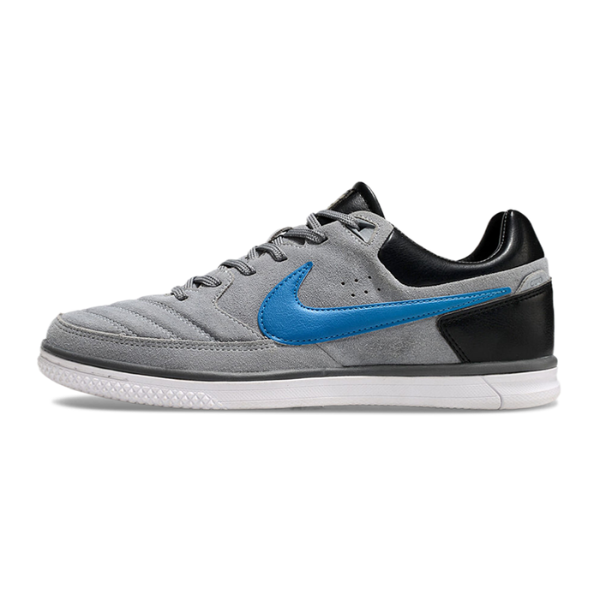 Nike5 Street Gato Gray and Blue Indoor IC Football Boot