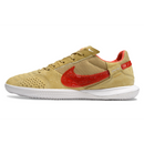 Nike Streetgato Beige and Red Indoor IC Football Boot
