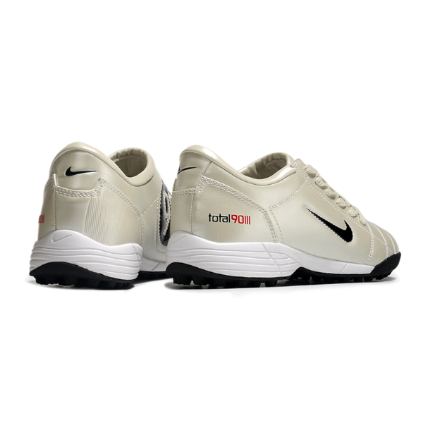 Nike Total 90 III Grey and Black Turf TF Football Boot
