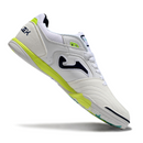 Joma Top Flex 24 IC White Green and Yellow Futsal Football Boot