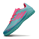 Chuteira Society Adidas F50 Club TF Messi Light Blue and Pink Turf TF Football Boot