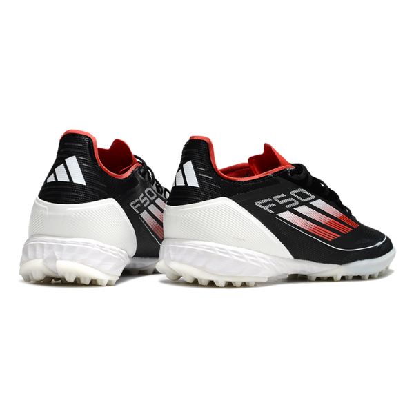 Adidas F50 Elite Black Red and White Turf TF Football Boot