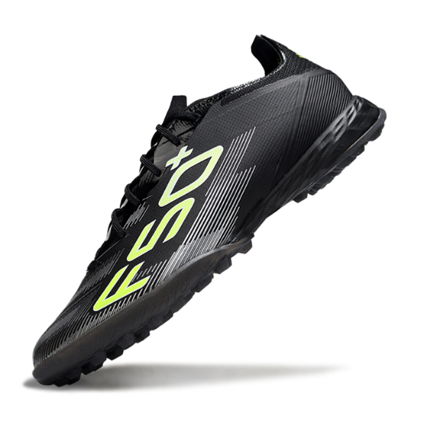 Chuteira Society Adidas F50 Elite Black and Light Green Turf TF Football Boot