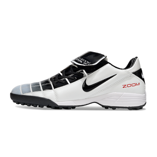 Chuteira Society Nike Air Zoom Total 90 III White and Black Turf TF Football Boot