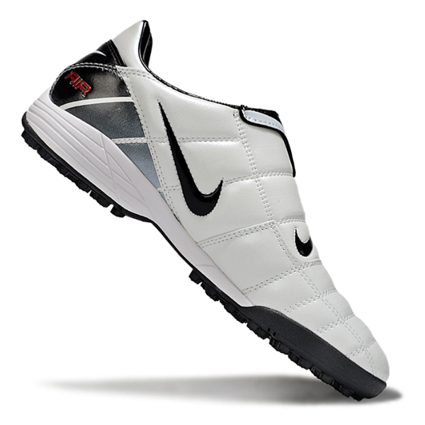 Chuteira Society Nike Air Zoom Total 90 III White and Black Turf TF Football Boot