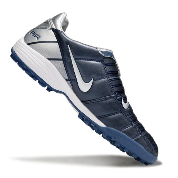 Nike Air Zoom Total 90 III Turf TF Navy Blue and Gray Football Boot