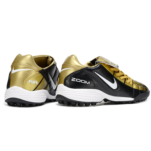 Chuteira Society Nike Air Zoom Total 90 III Black and Gold Turf TF Football Boot