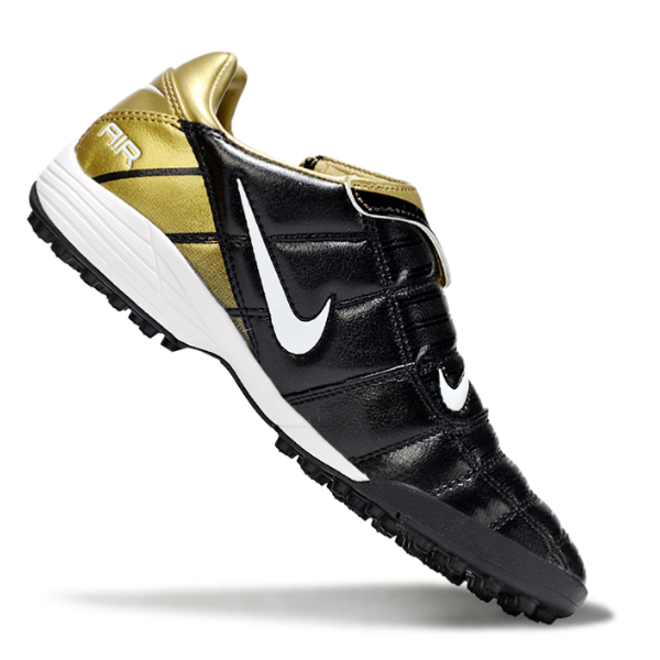 Chuteira Society Nike Air Zoom Total 90 III Black and Gold Turf TF Football Boot
