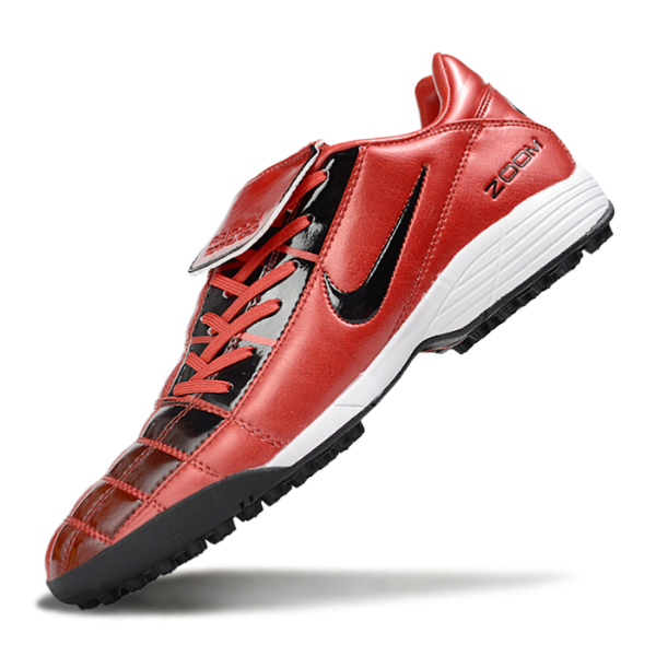 Chuteira Society Nike Air Zoom Total 90 III Red and Black Turf TF Football Boot