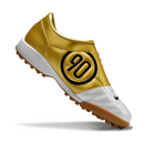 Chuteira Society Nike Total 90 III Turf TF Grey and Gold Football Boot