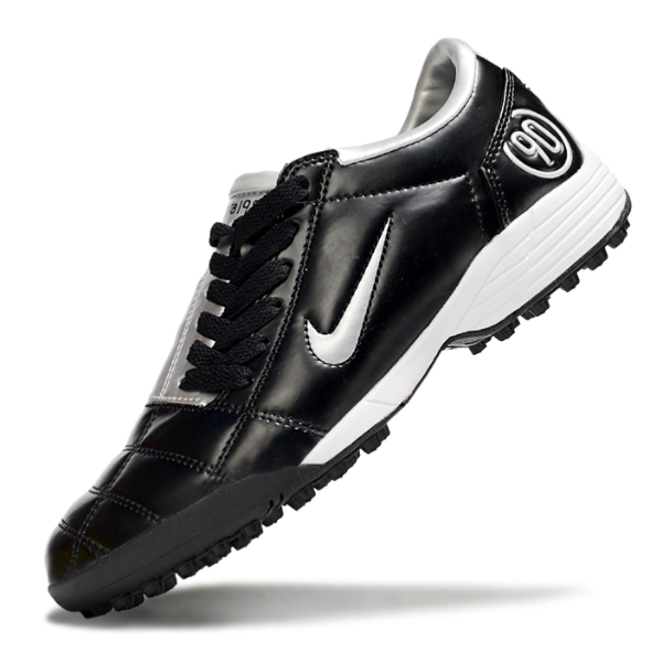 Chuteira Society Nike Total 90 III Turf TF Grey and Black Football Boot