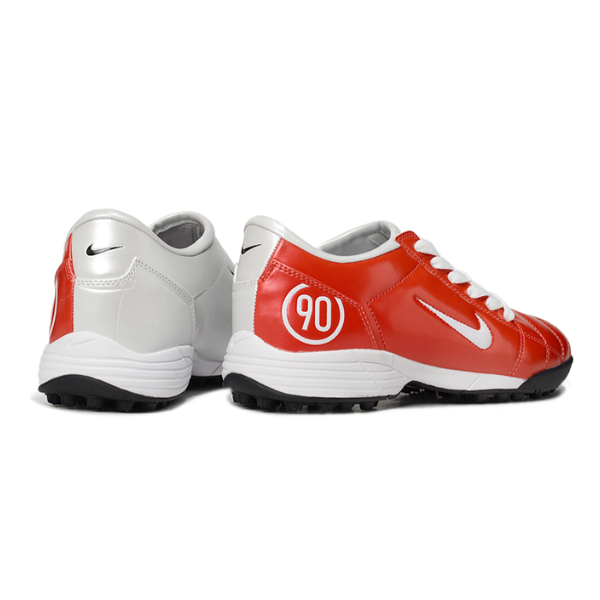 Chuteira Society Nike Total 90 III Turf TF Red and White Football Boot