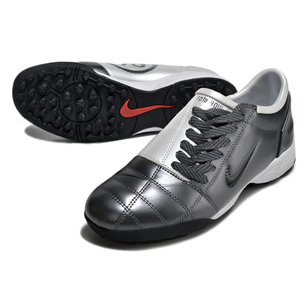 Chuteira Society Nike Total 90 III Turf TF Black and Gray Football Boot
