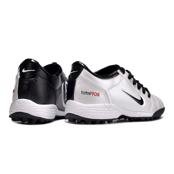 Chuteira SocietyNike Total 90 III Silver and Black Turf TF Football Boot