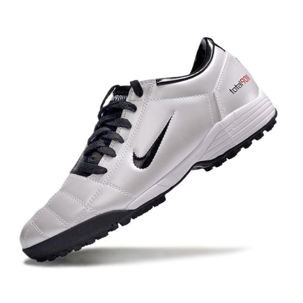 Chuteira SocietyNike Total 90 III Silver and Black Turf TF Football Boot