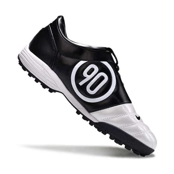 Chuteira SocietyNike Total 90 III Silver and Black Turf TF Football Boot