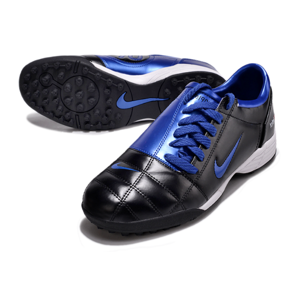 Chuteira Society Nike Total 90 III Turf TF Black and Blue Football Boot