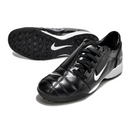 Chuteira SocietyNike Total 90 III Turf TF Black and White Football Boot