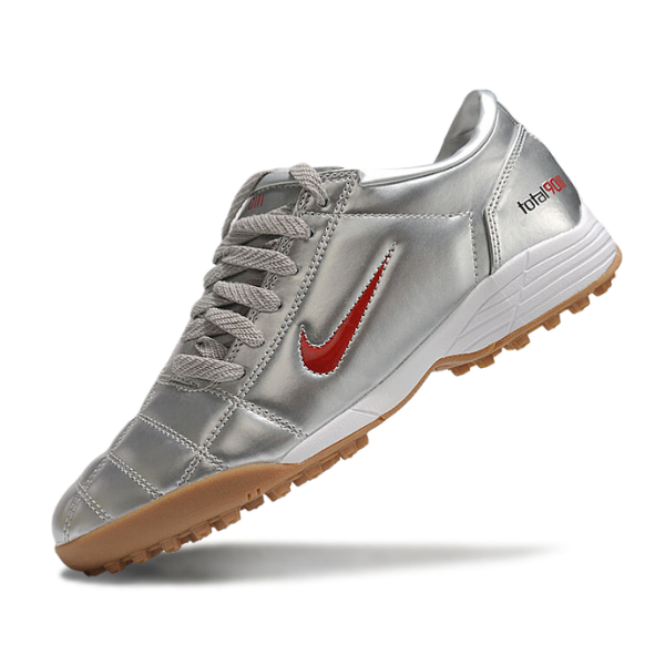 Chuteira Society Nike Total 90 III Silver Turf TF Football Boot