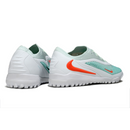 Chuteira Society Nike Phantom 6 Elite Light Blue and White Turf TF Football Boot