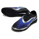 Chuteira Society Nike Phantom 6 Elite Black Blue and Silver Turf TF Football Boot