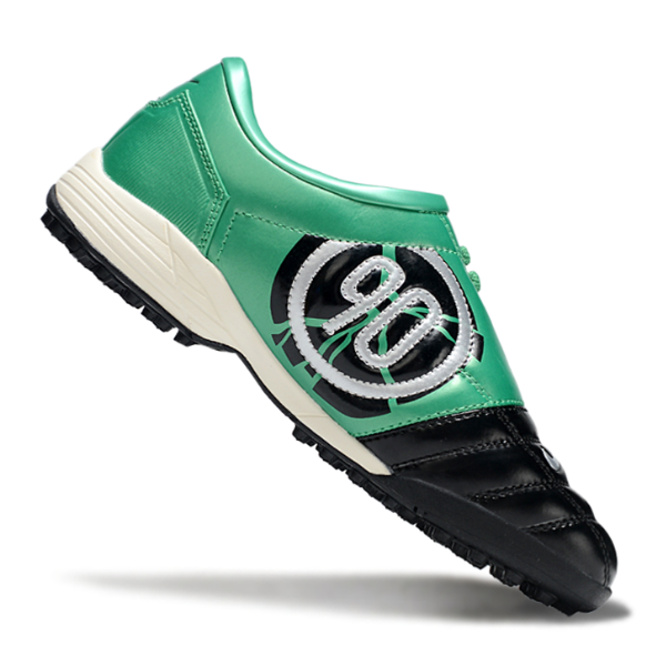Chuteira Society Nike Total 90 III Black and Green Turf TF Football Boot