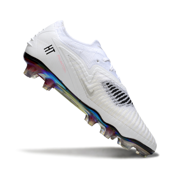 Nike Phantom 6 Elite White and Pink Firm Ground FG Football Boot