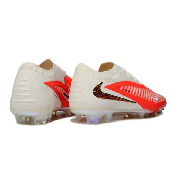 Nike Phantom 6 Elite White and Orange Firm Ground FG Football Boot