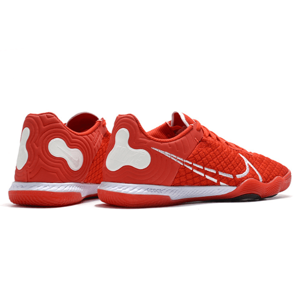 Nike Reactgato Red and White Indoor IC Football Boot