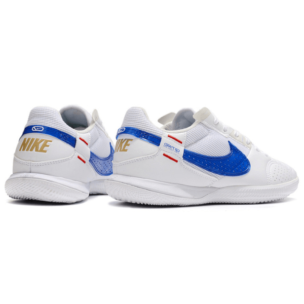 Nike Streetgato White and Blue Indoor IC Football Boot