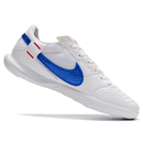 Nike Streetgato White and Blue Indoor IC Football Boot