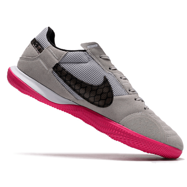 Nike Streetgato Grey and Pink Indoor IC Football Boot